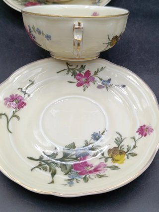 Set tazas de té Limoges Strasbourg
