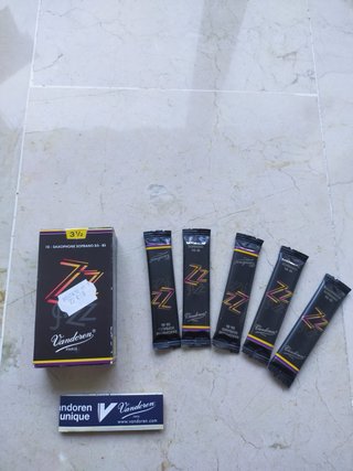 5 Cañas Saxo Soprano Vandoren Jazz 3 1/2