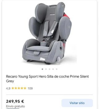 Silla Coche Recaro Young Sport Hero