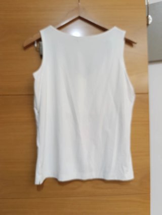 Camiseta Cortefiel Básica Talla L Blanca