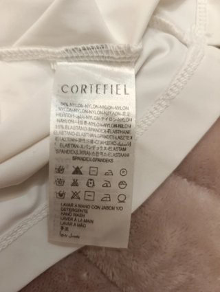 Camiseta Cortefiel Básica Talla L Blanca