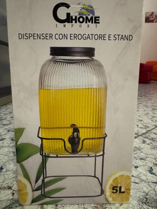 Dispenser Bevande 5L con Erogatore e Stand