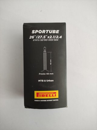 Cámara Bicicleta Pirelli 26/27.5 x 2.1/2.4