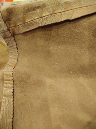 Chaleco de cuero vintage