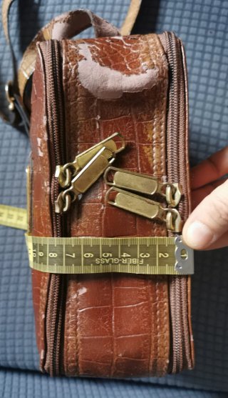 Bolso vintage cuadrado de mujer