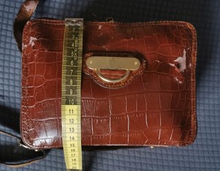 Bolso vintage cuadrado de mujer