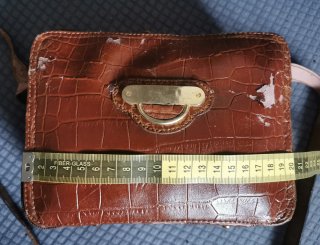 Bolso vintage cuadrado de mujer