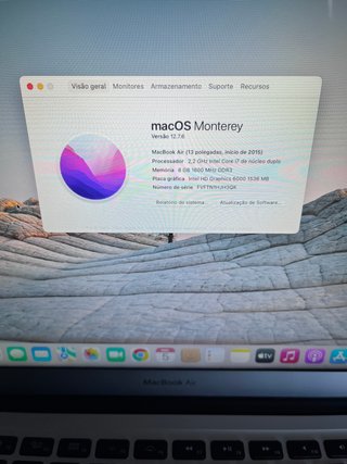 MacBook Air 13” 2015 - 256 GB SSD / 8 GB RAM