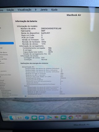 MacBook Air 13” 2015 - 256 GB SSD / 8 GB RAM