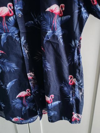 Camicia hawaiana manica corta L
