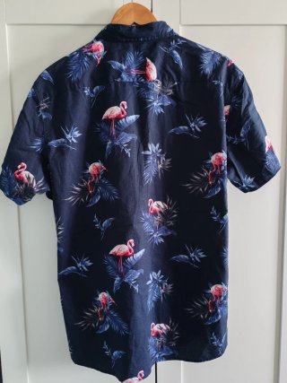 Camicia hawaiana manica corta L