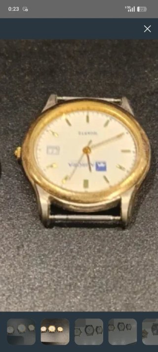 Reloj Aurora Esfera Blanca y Dorada