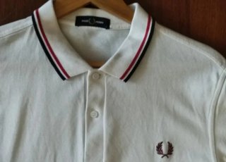 Polo Fred Perry Blanco Talla L