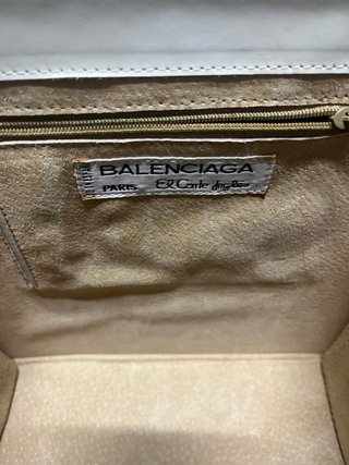 Borsa Balenciaga Vintage Grigio/Bianco