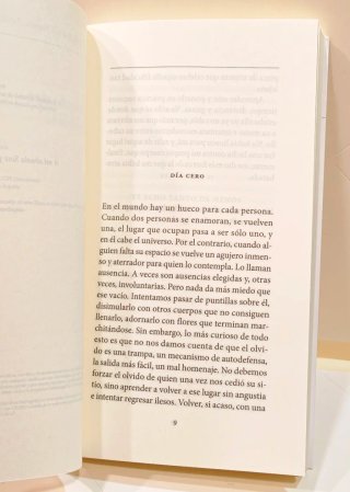 Días sin ti Elvira Sastre novela contemporánea
