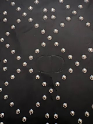 Cartera Dior Negra con Tachuelas