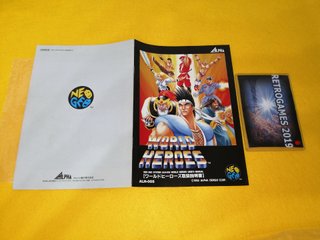 Neo Geo AES WORLD HEROES Neogeo AES SNK