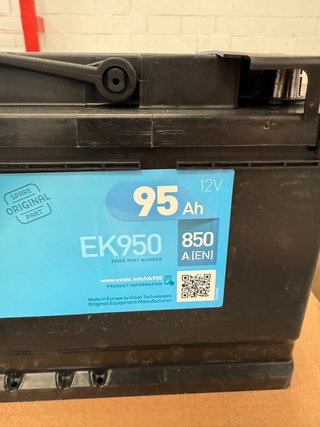 EXIDE EK950- AGM - 12 V 95AH 850 START-STOP NUEVA