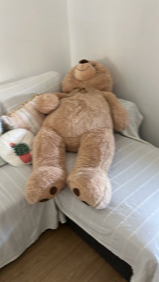 Orso di peluche gigante marrone