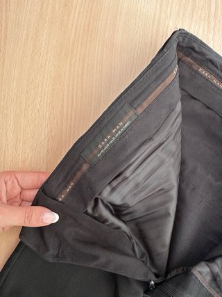 Pantalón de traje Zara Talla 42 Negro