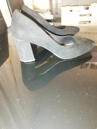 Zapatos Mary Paz Talla 41 Negro Un Uso