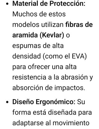 Rodilleras para deportes extremos