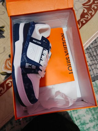 Louis Vuitton Sneakers Blu/Bianco
