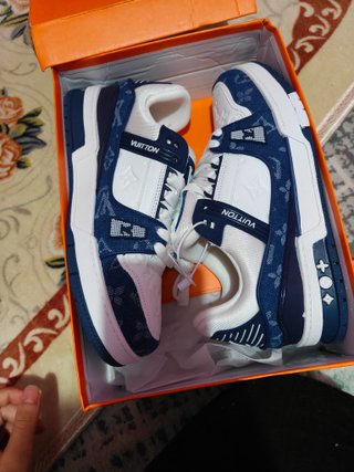 Louis Vuitton Sneakers Blu/Bianco