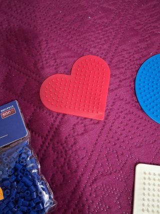 Lote moldes Hama Beads + bolas azules
