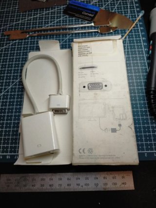 Cable de conexión iPhone, iPad VGA Adapter. A