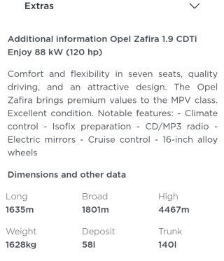 Opel Zafira 2009