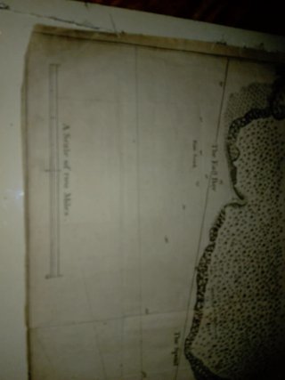 Mapa antiguo Isla Juan Fernández