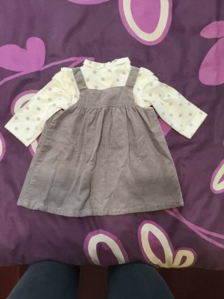 Conjunto vestido y camiseta 3 meses