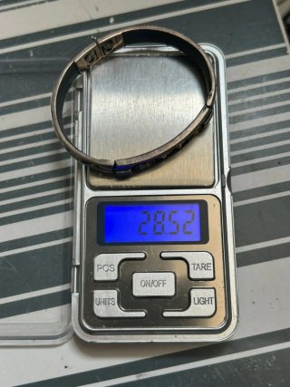 Pulsera mujer de cartucho egipcio de plata