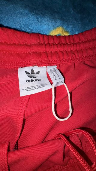 Pantalón chándal Adidas rojo
