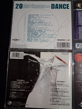 Lote 6 CDs Recopilatorios Dance 90s-00s
