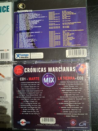 Lote 6 CDs Recopilatorios Dance 90s-00s