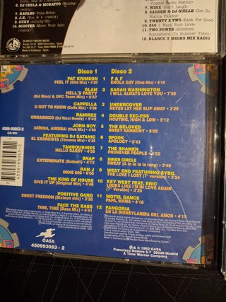 Lote 6 CDs Recopilatorios Dance 90s-00s