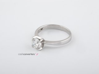 sortija oro 18k con piedra con diamante de laboratorio t. 7 (14,96 mm)