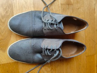Zapatos Zara Talla 43 Gris