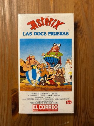 VHS Astérix, Tintín y Cola Cao