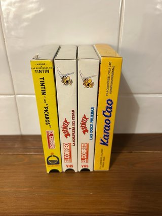 VHS Astérix, Tintín y Cola Cao