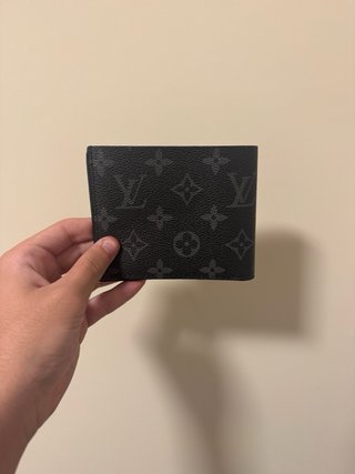 Cartera Louis Vuitton Monogram Negra/Gris