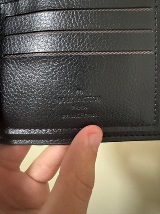Cartera Louis Vuitton Monogram Negra/Gris