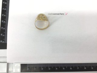 anillo oro 18k con piedra