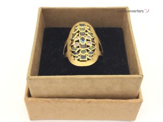 anillo oro 18k con piedra