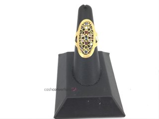 anillo oro 18k con piedra