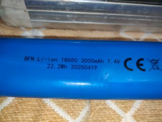 Baterías Lipo 3S 5200mAh y Li-ion 3000mAh