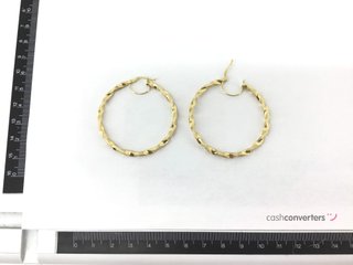argollas oro 18k