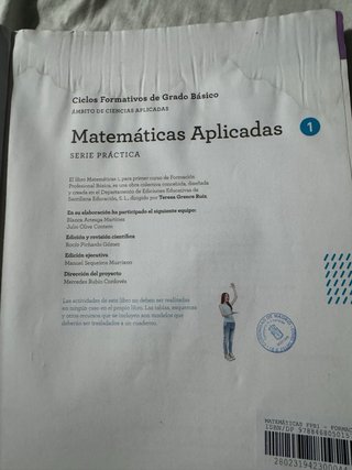 Matemáticas aplicadas, 1 CFGB